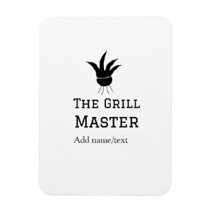De grill master naam toevoegen tekst koken beste b magneet