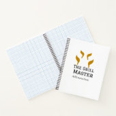 De grill master naam toevoegen tekst koken beste b notitieboek (Binnen)