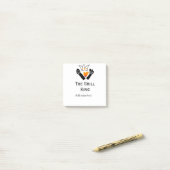 De grill master naam toevoegen tekst koken beste b post-it® notes (Op bureau)