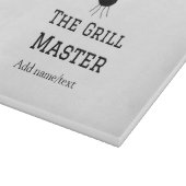 De grill master naam toevoegen tekst koken beste b snijplank (Hoek)