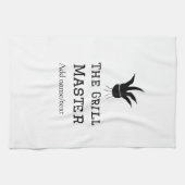 De grill master naam toevoegen tekst koken beste b theedoek (Horizontaal)