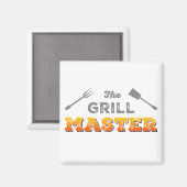 De Grill Master Pit Boss BBQ Magneet (Voorkant / Achterkant)