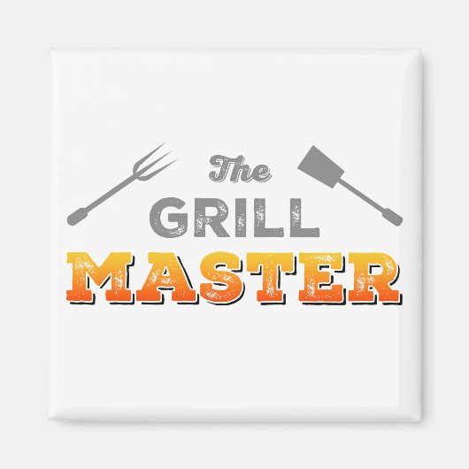 De Grill Master Pit Boss BBQ Magneet (Voorkant)