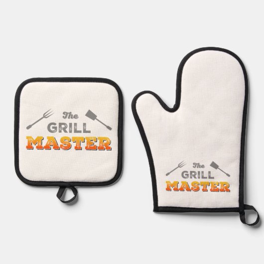 De Grill Master Pit Boss BBQ Ovenwant & Pannenlap Set (Voorkant)