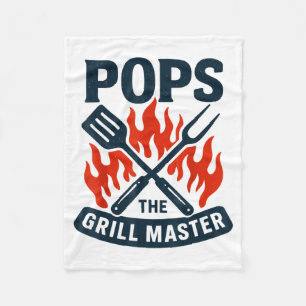 De Grill Meester Bbq Vaderdag Opa Grillen Fleece Deken