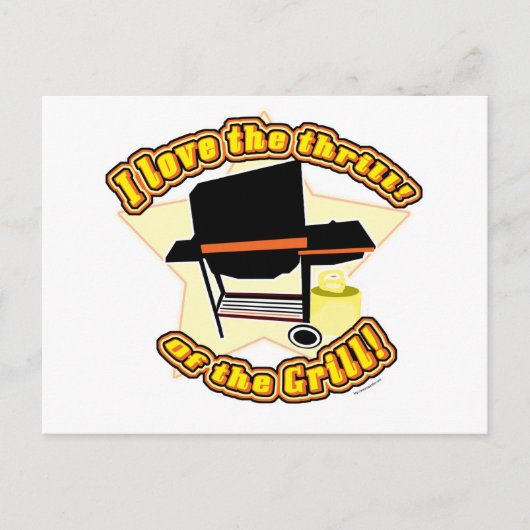 De grill sensatie briefkaart (Voorkant)