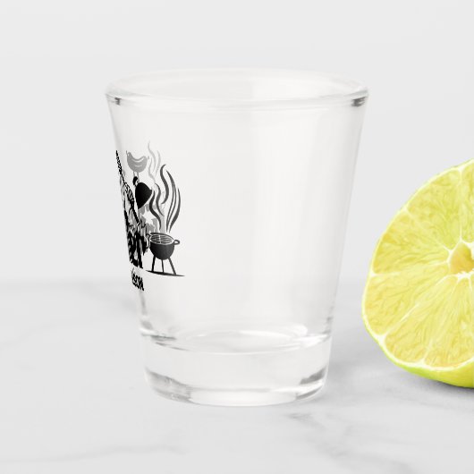 De Grill Vader Shot Glas (Rechts)