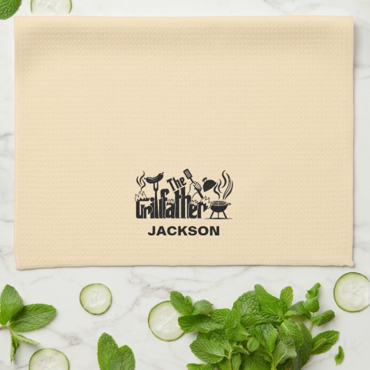 De Grill Vader Theedoek (Gevouwen)