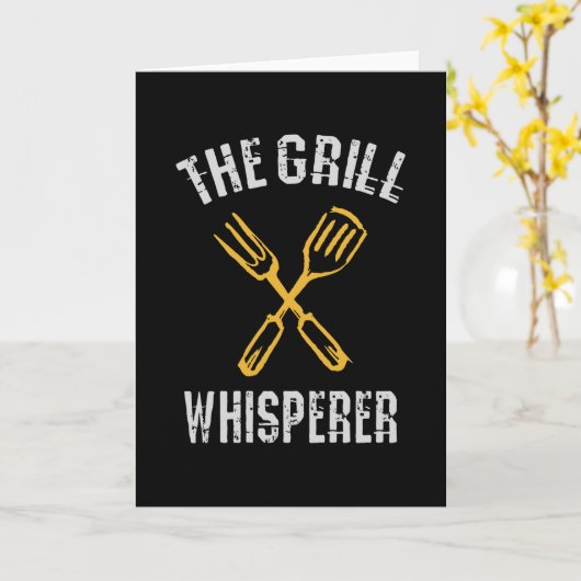 De Grill Whisperer Kaart (Gele Bloem)
