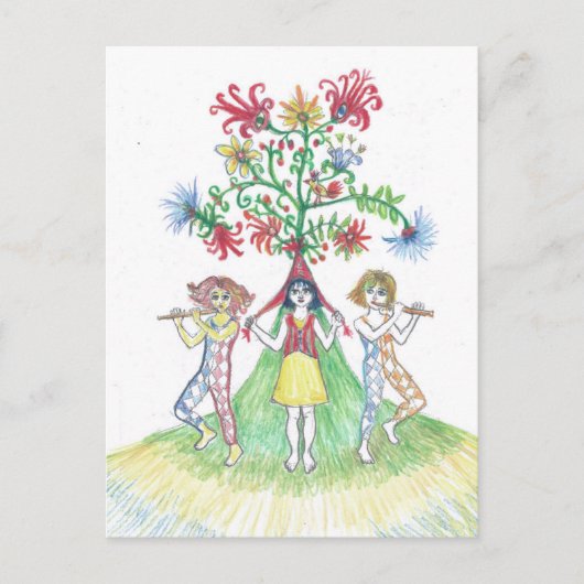 De Grillenboom Briefkaart (Voorkant)