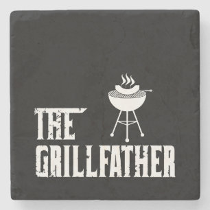 De Grillfather   Bbq   Barbeque   Grill Master Stenen Onderzetter