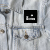 De Grillfather | Bbq | Barbeque | Grill Master Vierkante Button 5,1 Cm (In situ)