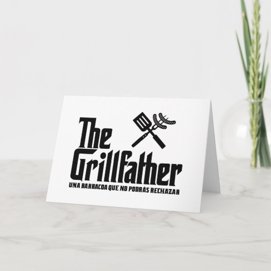 De Grillfather Bedankkaart (Voorkant)