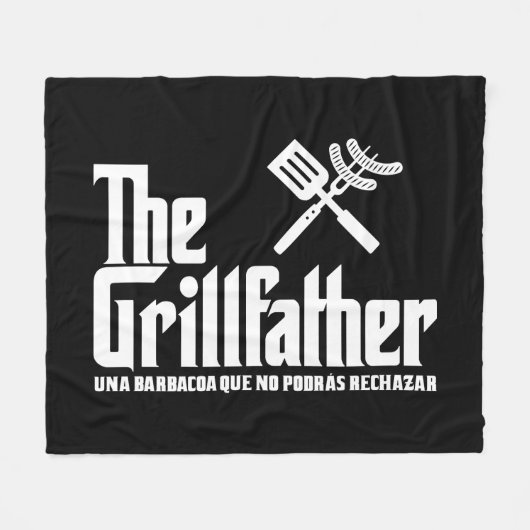 De Grillfather Fleece Deken (Voorkant (Horizontaal))
