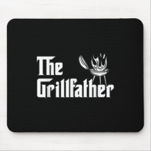 De Grillfather Grappige BBQ Papa Grillen Barbecue Muismat