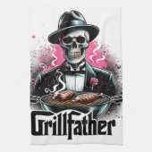 De Grillfather Grill (Keuken) Handdoek (Verticaal)