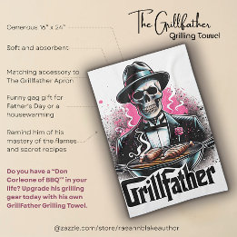 De Grillfather Grill (Keuken) Handdoek