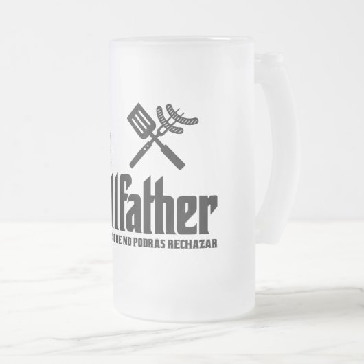 De Grillfather Matglas Bierpul (Voorkant rechts)