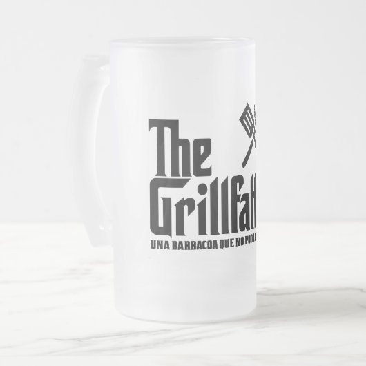 De Grillfather Matglas Bierpul (Voorkant links)