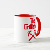 De Grillfather met hete honden Mok (Voorkant rechts)