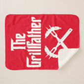 De Grillfather met hete honden Sherpa Deken (Voorkant (horizontaal))