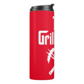 De Grillfather met hete honden Thermosbeker (Gedraaid links)