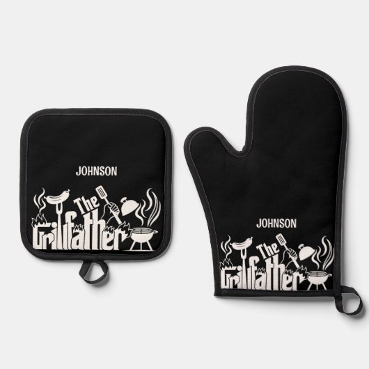 De Grillfather Ovenwant & Pannenlap Set (Voorkant)