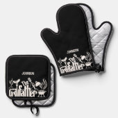 De Grillfather Ovenwant & Pannenlap Set (Voorkant / Achterkant)