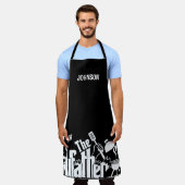 De Grillfather Schort (Gedragen)