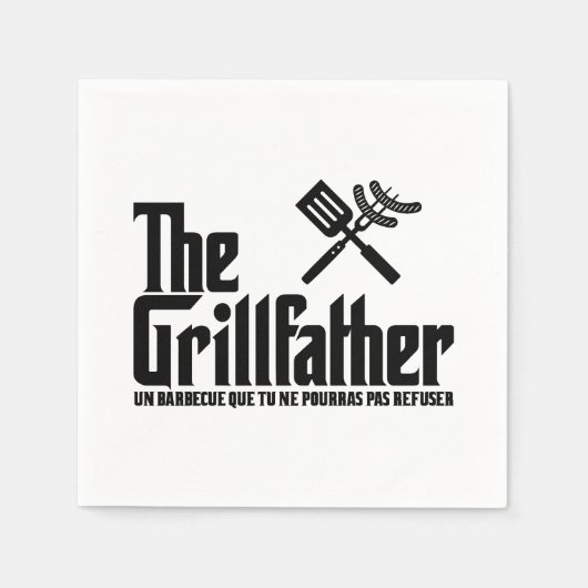 De Grillfather Servet (Voorkant)