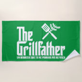 De Grillfather Strandlaken (Voorkant)