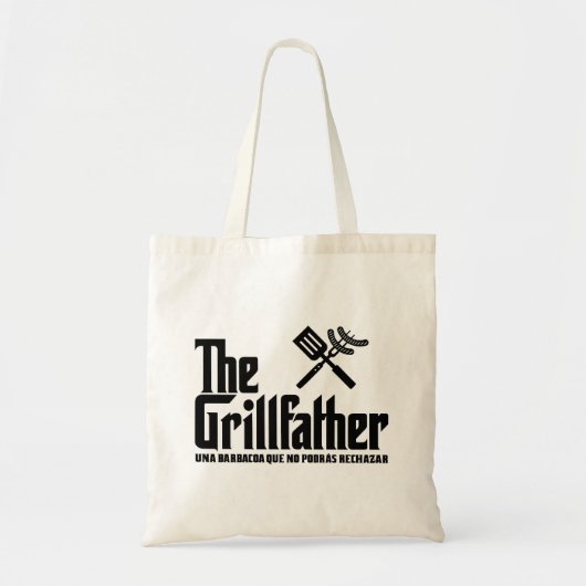 De Grillfather Tote Bag (Voorkant)