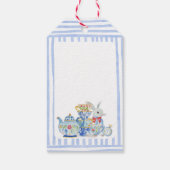 De grillige Alice in Wonderland Cadeaulabel (Achterkant)