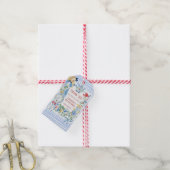 De grillige Alice in Wonderland Cadeaulabel (Met Touw)