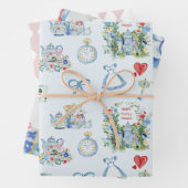 De grillige Alice in Wonderland Inpakpapier Vel (In situ)