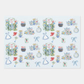 De grillige Alice in Wonderland Inpakpapier Vel (Voorkant)