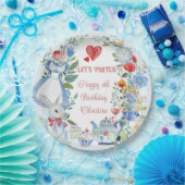 De grillige Alice in Wonderland Papieren Bordje (Feest)