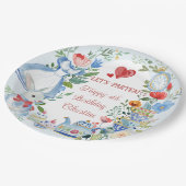 De grillige Alice in Wonderland Papieren Bordje (Gekanteld)