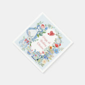 De grillige Alice in Wonderland Servet (Hoek)