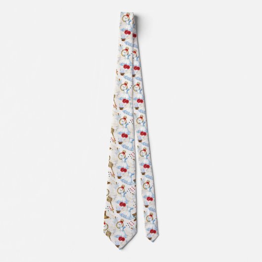 De grillige Alice in Wonderland Stropdas (Voorkant)