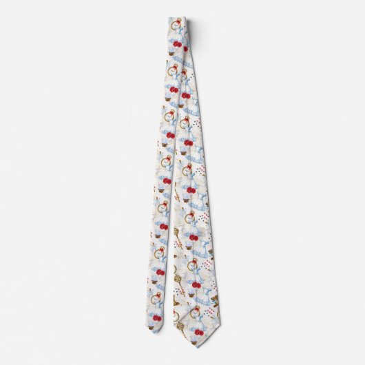 De grillige Alice in Wonderland Stropdas (Achterkant)