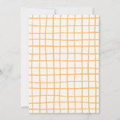 De grillige appel van ons oog herfstgeslachtsneutr kaart (Achterkant)