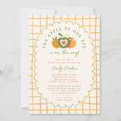 De grillige appel van ons oog herfstgeslachtsneutr kaart (Voorkant)