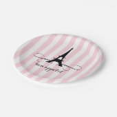 De grillige Eiffeltoren van Parijs | VRIJGEZELLENF Papieren Bordje (Gekanteld)