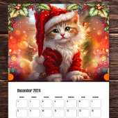 De grillige geïllustreerde kattenkalender kalender