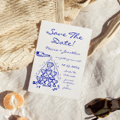 De grillige Hand getrokken Champagnetoren bewaart  Kaart