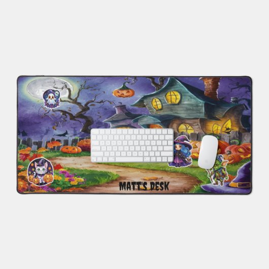 De grillige Witch's Haven Bureaumat (Keyboard & Muis)