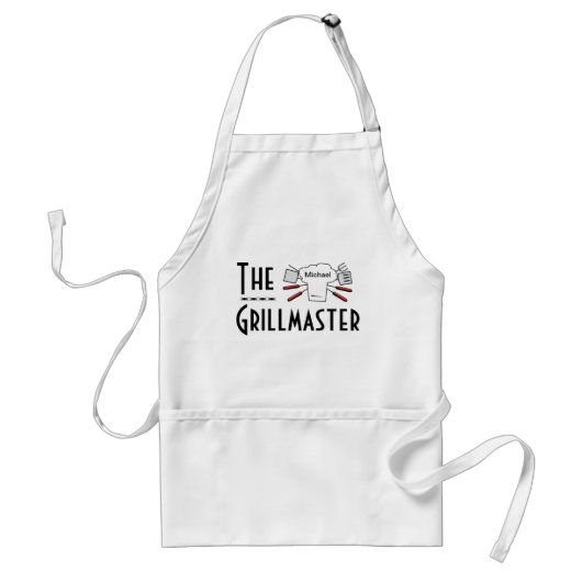 De Grillmaster BBQ Apron Standaard Schort (Voorkant)