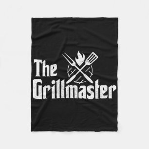 De Grillmaster Bbq Grill En Roker Rbecue Chef M Fleece Deken