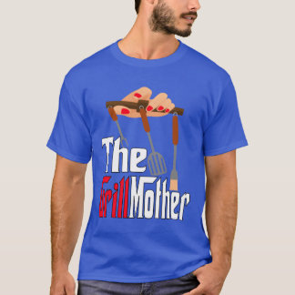 DE GRILLMOEDER Funny grill BBQ vrouwen moeder mama T-shirt